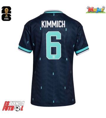 Alemania Joshua Kimmich #6 Segunda Equipación Mujer Mundial 2026 Manga Corta